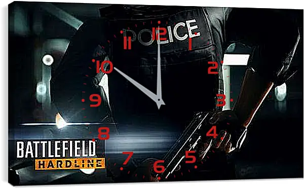 Часы картина - Battlefield: Hardline