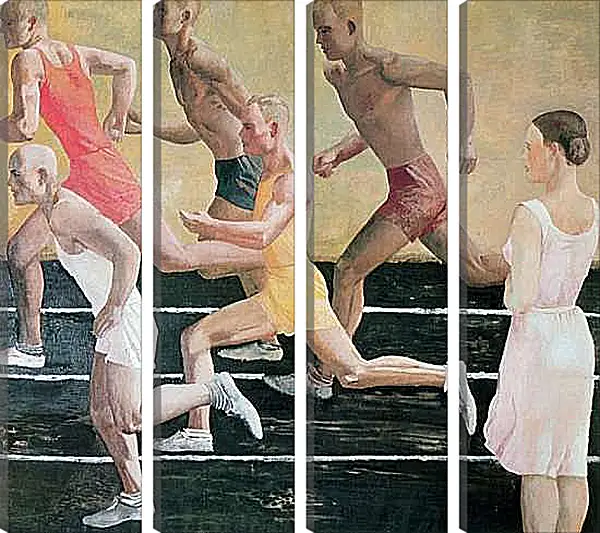 Модульная картина - Бег. Александр Дейнека