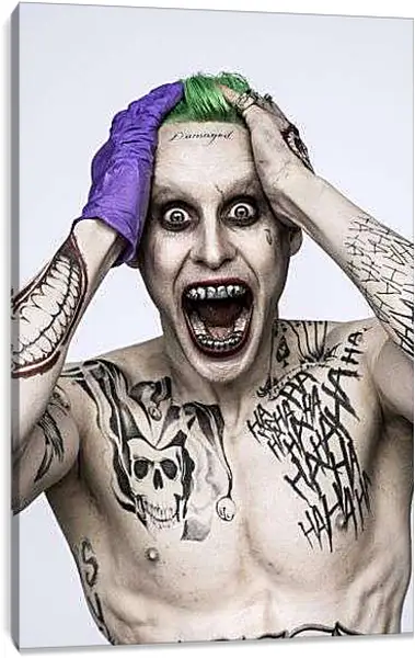 Постер на подрамнике - Джокер. Отряд самоубийц.