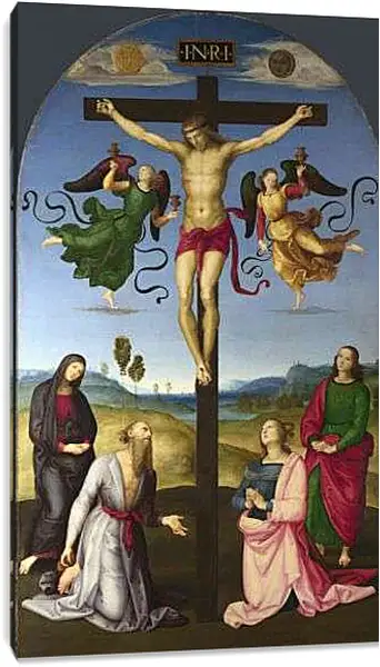 Постер на подрамнике - Распятие. Санти Рафаэль
