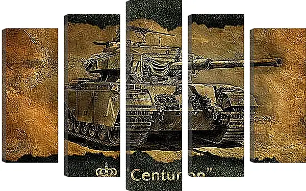 Модульная картина - World Of Tanks