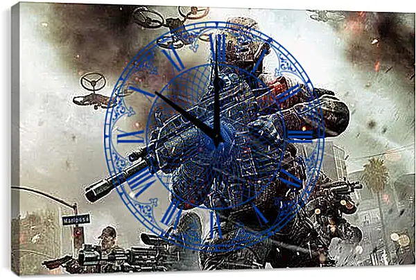 Часы картина - Call Of Duty: Black Ops II