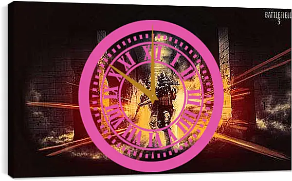 Часы картина - Battlefield 3
