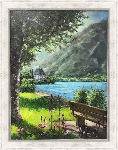 Картина в раме - Итальянский полдень