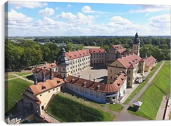 Постер на подрамнике - Несвижский замок 2. Республика Беларусь