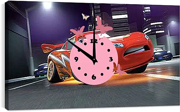 Часы картина - Молния