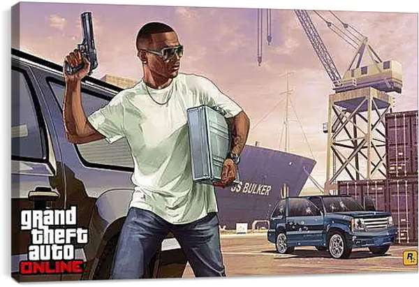 Постер на подрамнике - Grand Theft Auto V