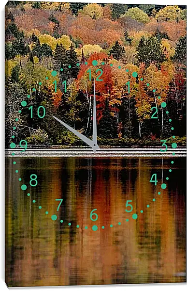 Часы картина - Осенние цвета