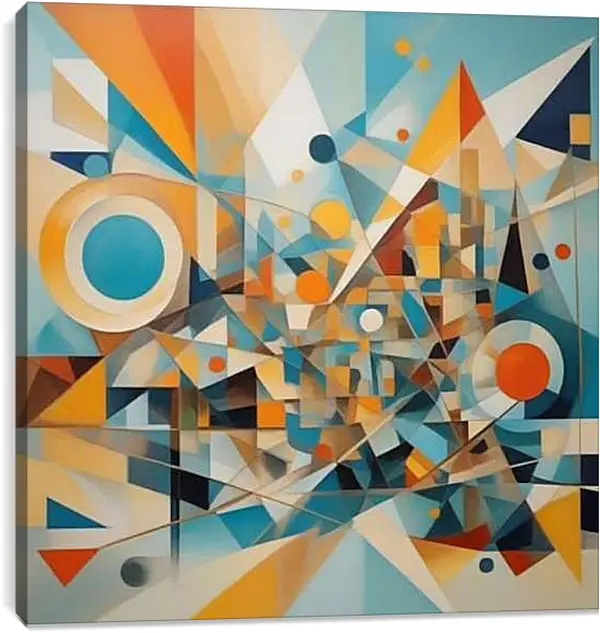 Постер на подрамнике - Абстракция Фантазия