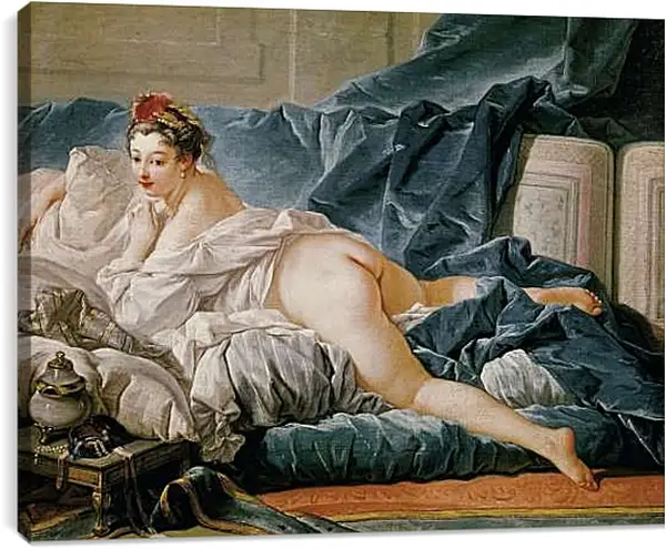 Постер на подрамнике - Портрет 15 летней Луизы о Мёрфи. Франсуа Буше