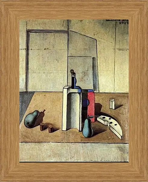 Картина в раме - Натюрморт. Сальвадор Дали