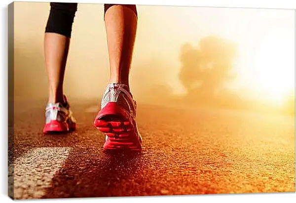 Постер на подрамнике - Бег