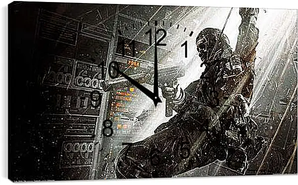 Часы картина - Call Of Duty: Black Ops