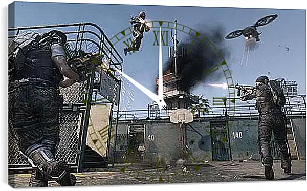 Часы картина - Call Of Duty: Advanced Warfare