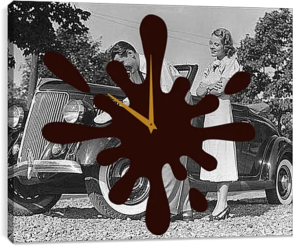 Часы картина - Ретро
