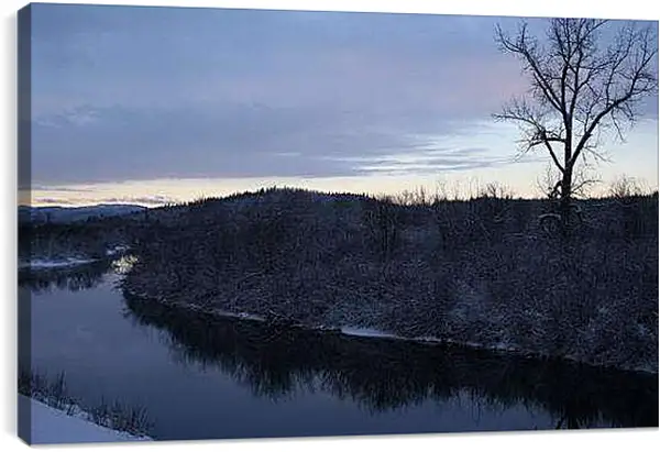 Постер на подрамнике - Зима