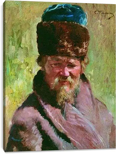 Постер на подрамнике - Ямщик. Маковский Константин