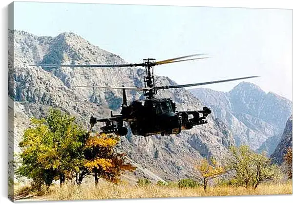 Постер на подрамнике - Вертолет