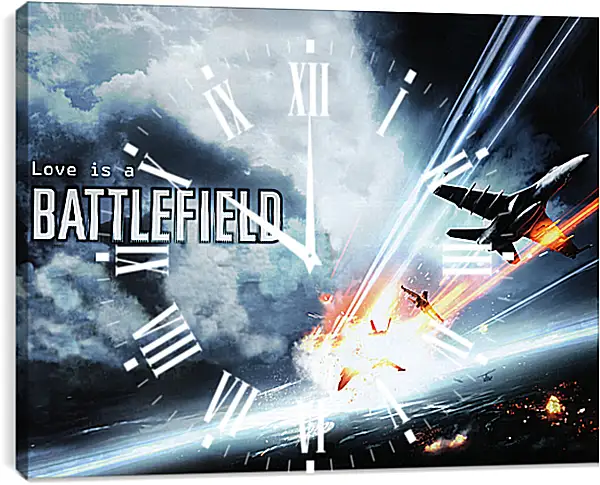 Часы картина - Battlefield 3