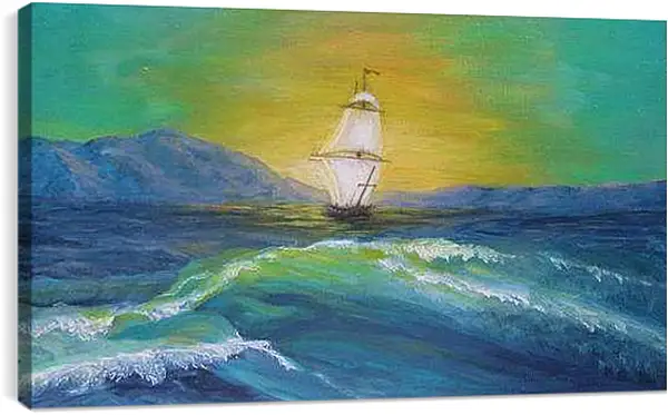 Постер на подрамнике - За час до темноты