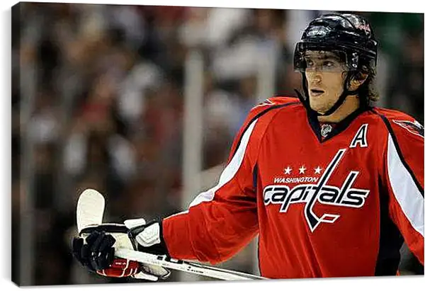 Постер на подрамнике - Александр Овечкин в Вашингтон Кэпиталз