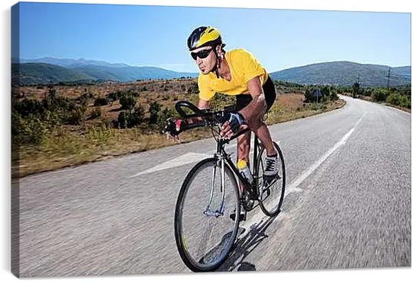 Постер на подрамнике - По шоссе