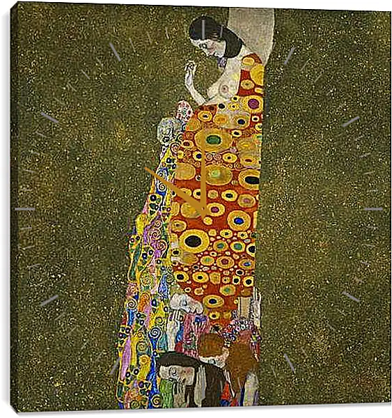 Часы картина - Hope, II. Густав Климт