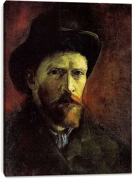 Постер на подрамнике - Автопортрет. Винсент Ван Гог