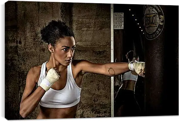 Постер на подрамнике - Отработка ударов