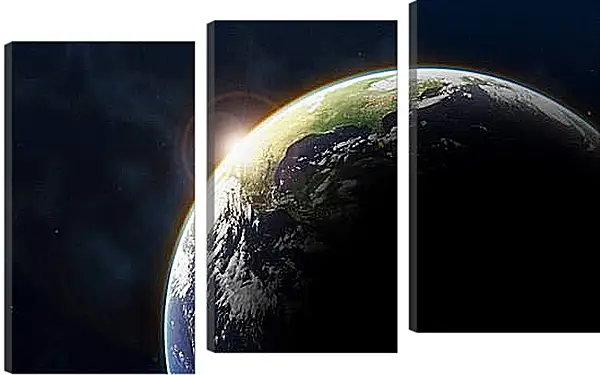 Модульная картина - Космос