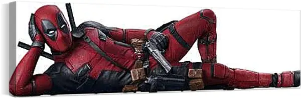 Постер на подрамнике - Дэдпул. Отдых