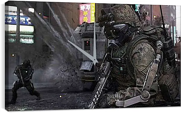 Часы картина - Call Of Duty: Advanced Warfare