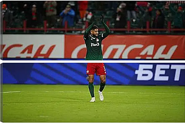 Модульная картина - Пабло Насименто. Локомотив Москва. Lokomotiv Moscow