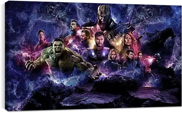 Постер на подрамнике - Мстители Война бесконечности