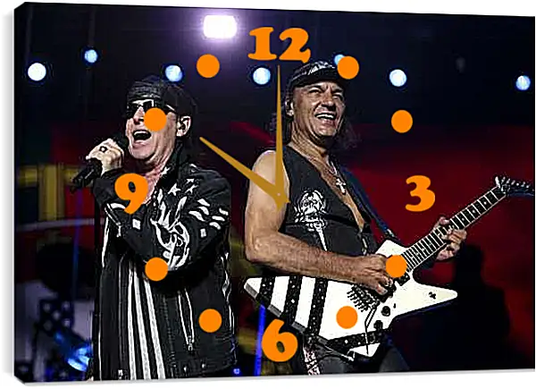 Часы картина - Скорпионс. Scorpions