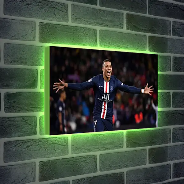 Лайтбокс световая панель - Килиан Мбаппе. Kylian Mbappé