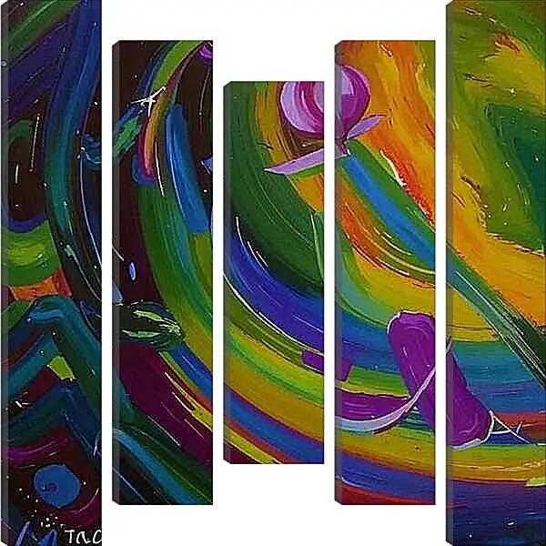 Модульная картина - Абстракционизм Фантазия  6