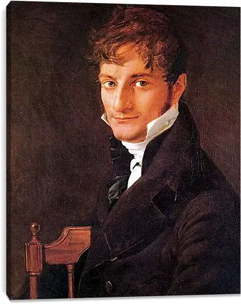 Постер на подрамнике - Monsieur Belveze Foulon. Жан Огюст Доминик Энгр