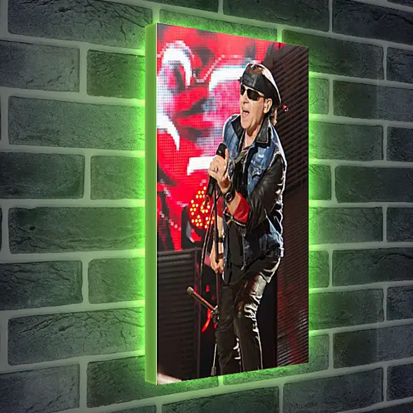 Лайтбокс световая панель - Скорпионс. Scorpions