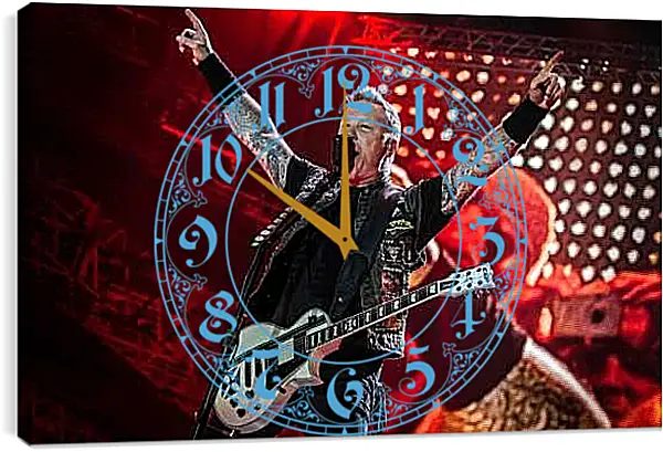 Часы картина - Металлика. Metallica