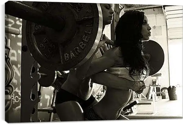 Постер на подрамнике - Первая попытка