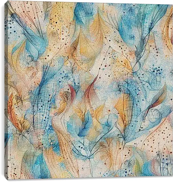 Постер на подрамнике - Абстракция Хаус 1