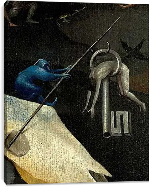 Постер на подрамнике - The Garden of Earthly Delights, right panel. Иероним Босх