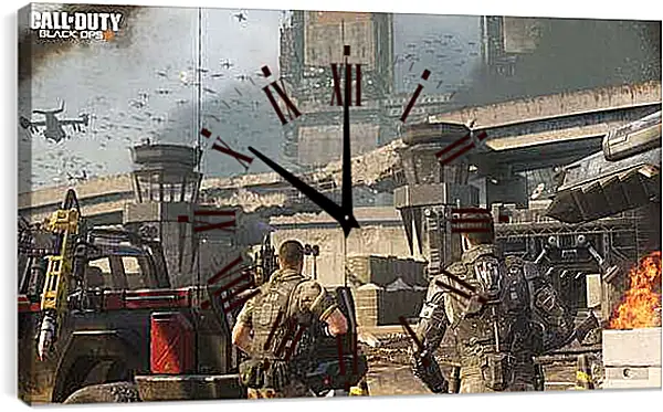 Часы картина - Call Of Duty: Black Ops III