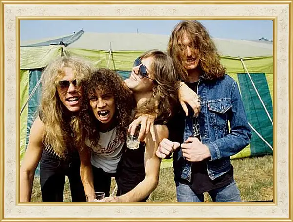 Картина в раме - Металлика. Metallica