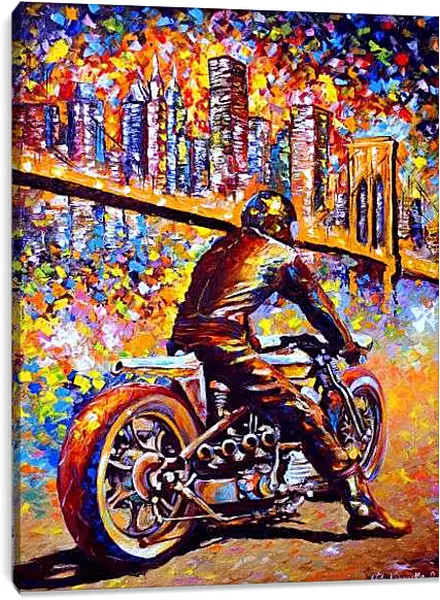 Постер на подрамнике - Серьёзный мот