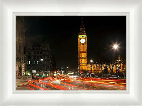 Картина в раме - Лондон. Биг-Бен.