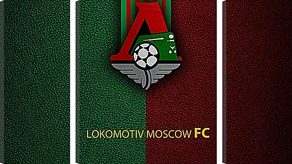 Модульная картина - Эмблема ФК Локомотив Москва