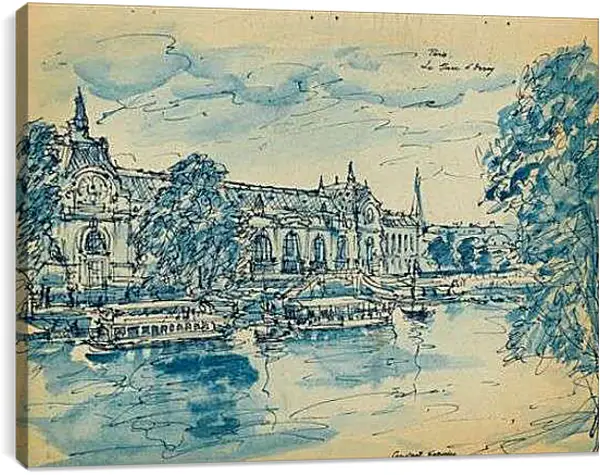 Постер на подрамнике - Paris. Коровин Константин