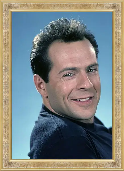 Картина в раме - Брюс Уиллис. Bruce Willis